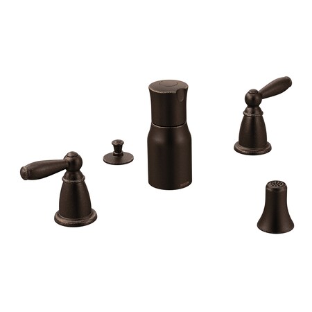 Moen Two-Handle Bidet Faucet Oil Rubbed Bronze T5225ORB
